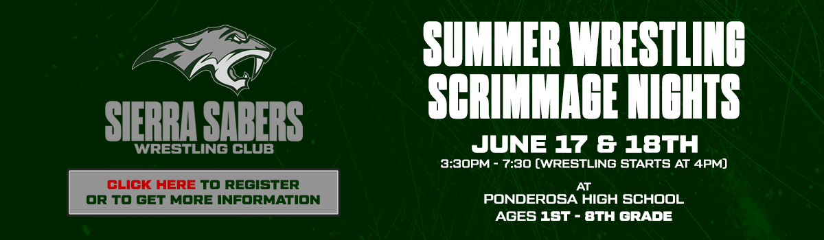 Sierra Sabers Wrestling Summer Nights